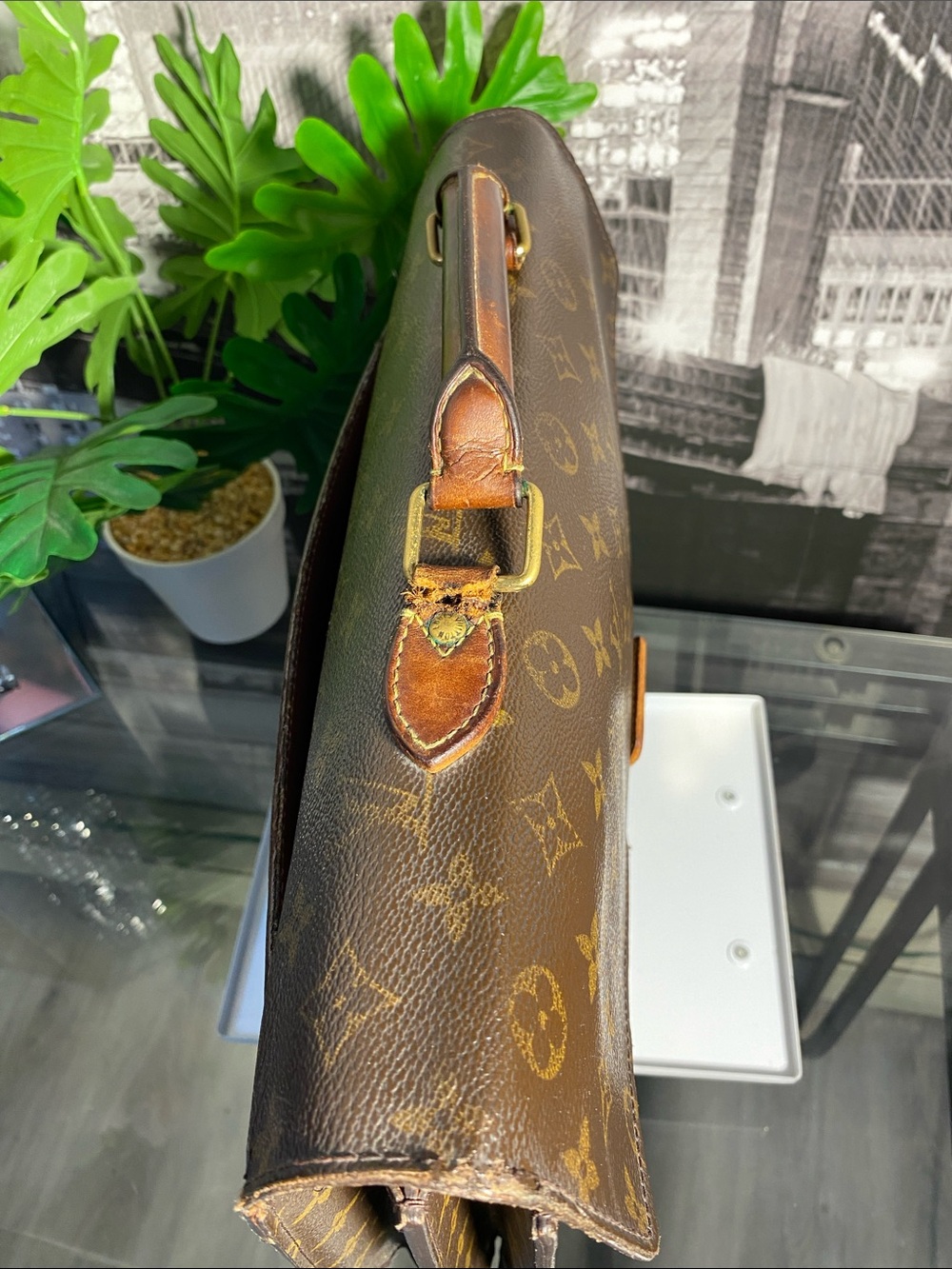 Authentic Louis Vuitton Monogram Serviette Conseiller Briefcase/Laptop Bag - Picture 17 of 17